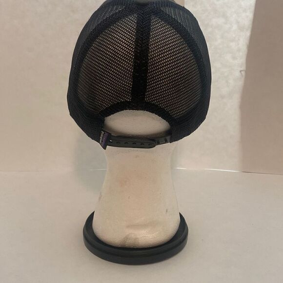 Patagonia Line Logo‎ Ridge LoPro Trucker Hat Cap SnapBack Black One Size - Picture 3 of 4